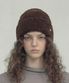 부클 겨울 비니 FLUFFY BEANIE / MOHAIR BOUCLE / BROWN