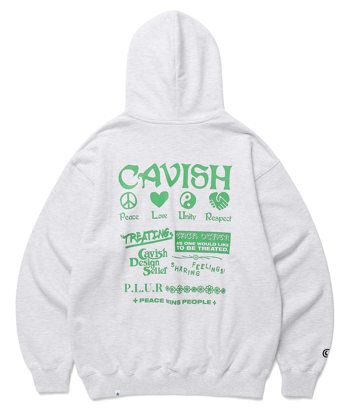 카비시(CAVISH) PLUR HOODIE LIGHT GREY(CV2BFUM402A)