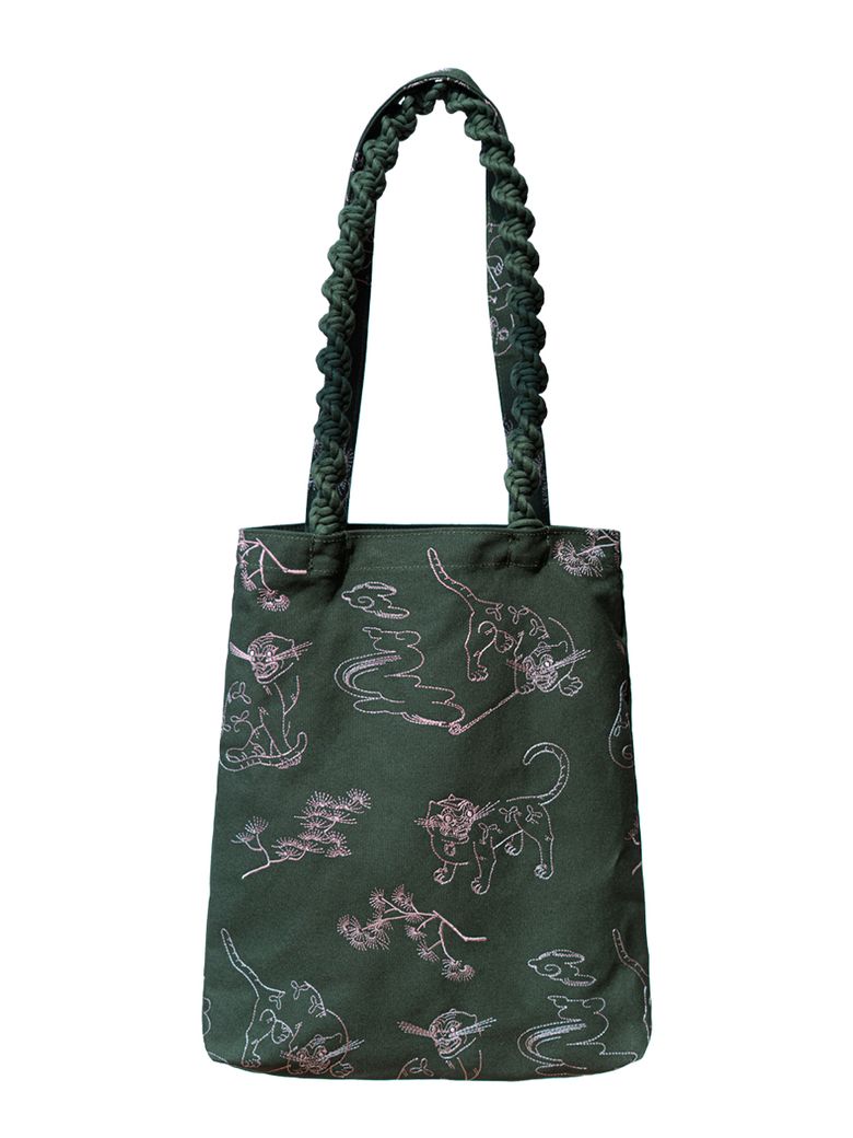 모꼬지 호담백 (Moggoji Tiger bag) - green