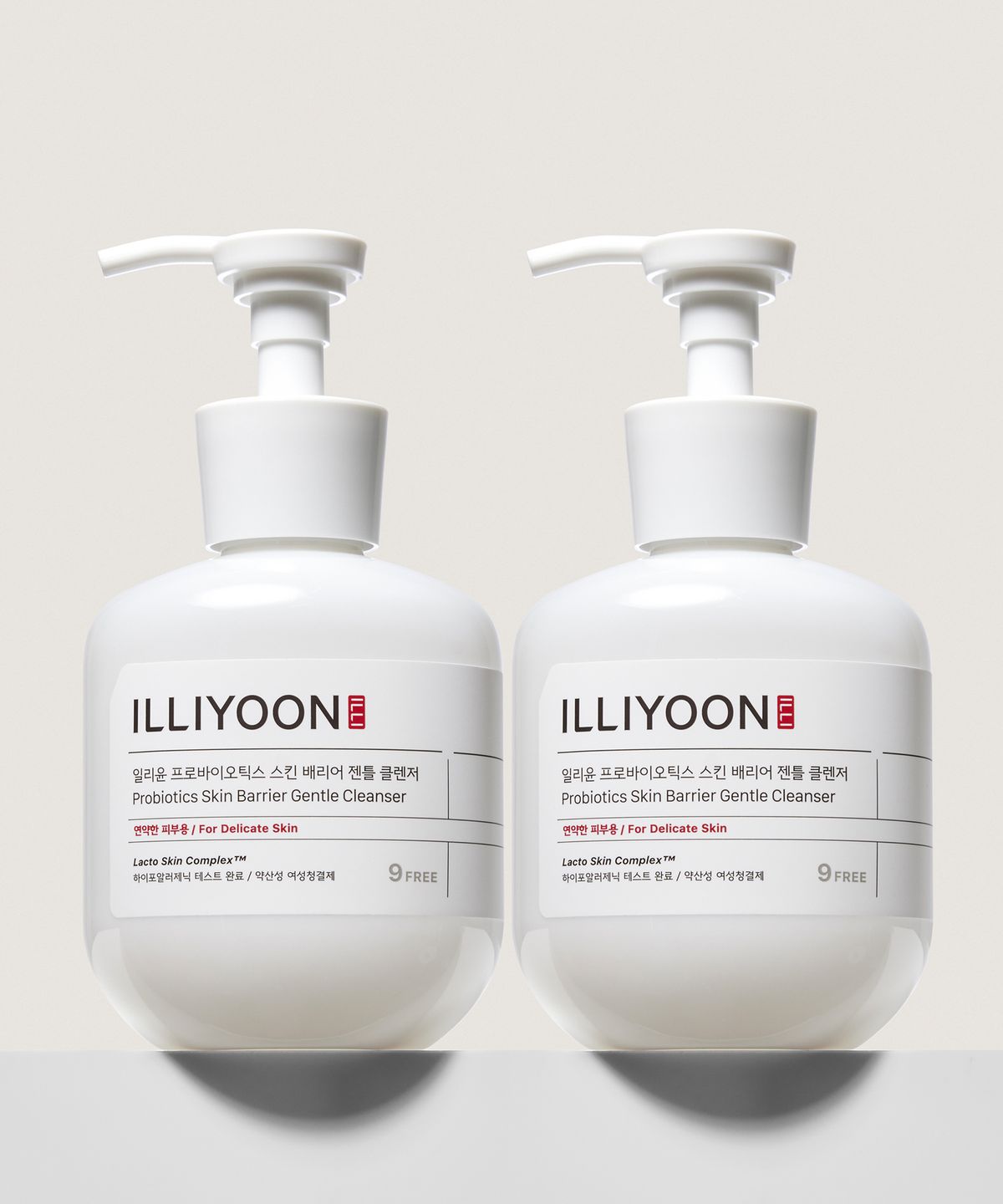 일리윤(ILLIYOON) 온가족 순한 프로바이오틱스 스킨배리어 젠틀 클렌저(여성청결제) 300ml 2입