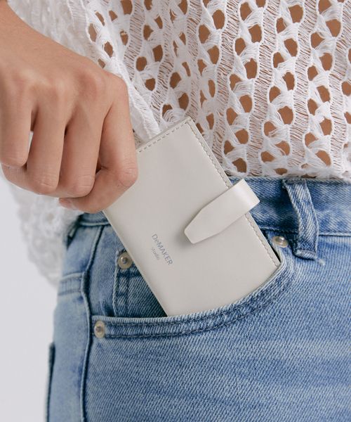 ★DeMAKER★ [DeMAKER] Folding walletice cream MUSINSA | DEMAKER Folding wallet-ice cream