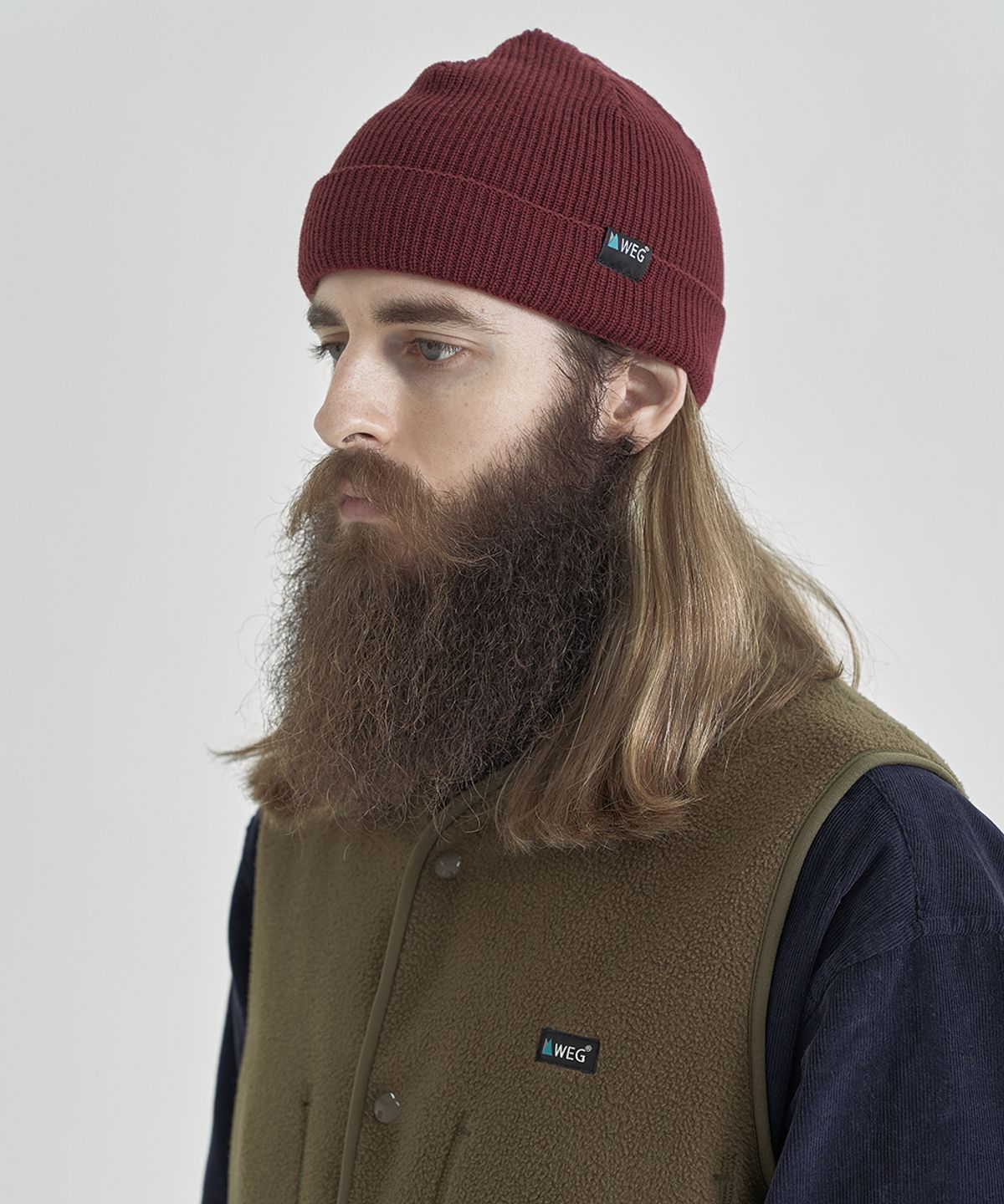 웨그(WEG) 아스펜 울 비니 (BURGUNDY)