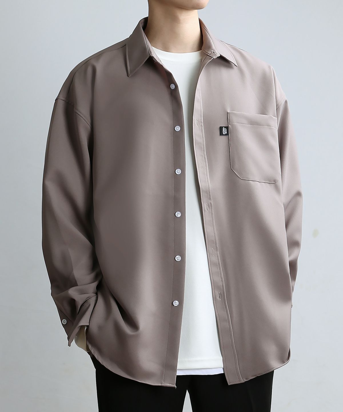 쟈니웨스트(JHONNY WEST) Ponten Over Shirts (Mud)