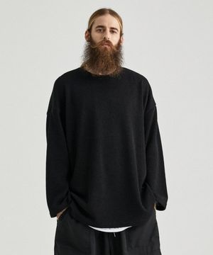 CB 오버 니트 (블랙)