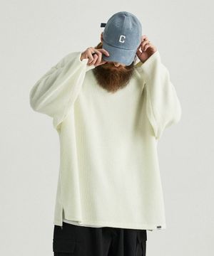 CB 오버 니트 (아이보리)