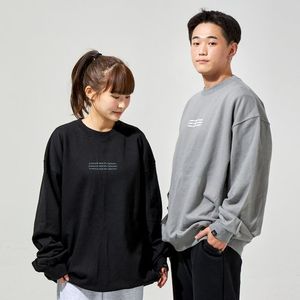 CONVEX 센터 로고 스웨트셔츠 (블랙/챠콜)