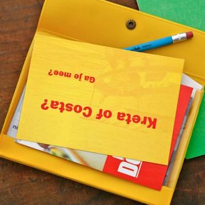 nahe 다용도 PVC 수납 파우치 멀티파일 A4