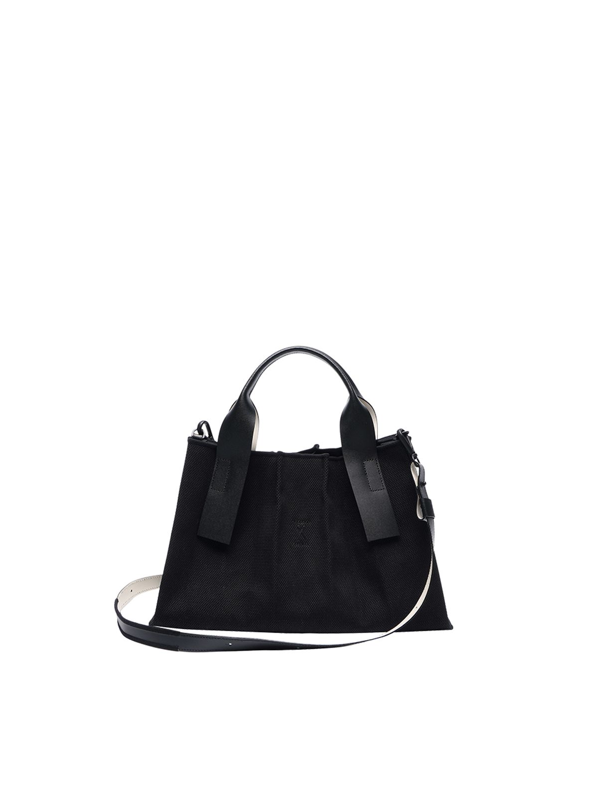 조셉앤스테이시(JOSEPH&STACEY) Lucky Pleats Canvas Tote S Black_Black