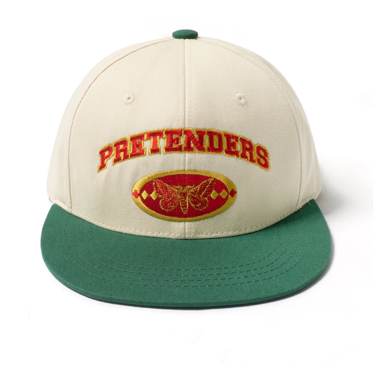 아임낫어휴먼비잉(I AM NOT A HUMAN BEING) PRETENDERS TEAM LOGO CAP - IVORY/GREEN