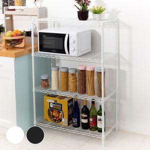 메탈 선반수납장 4단750