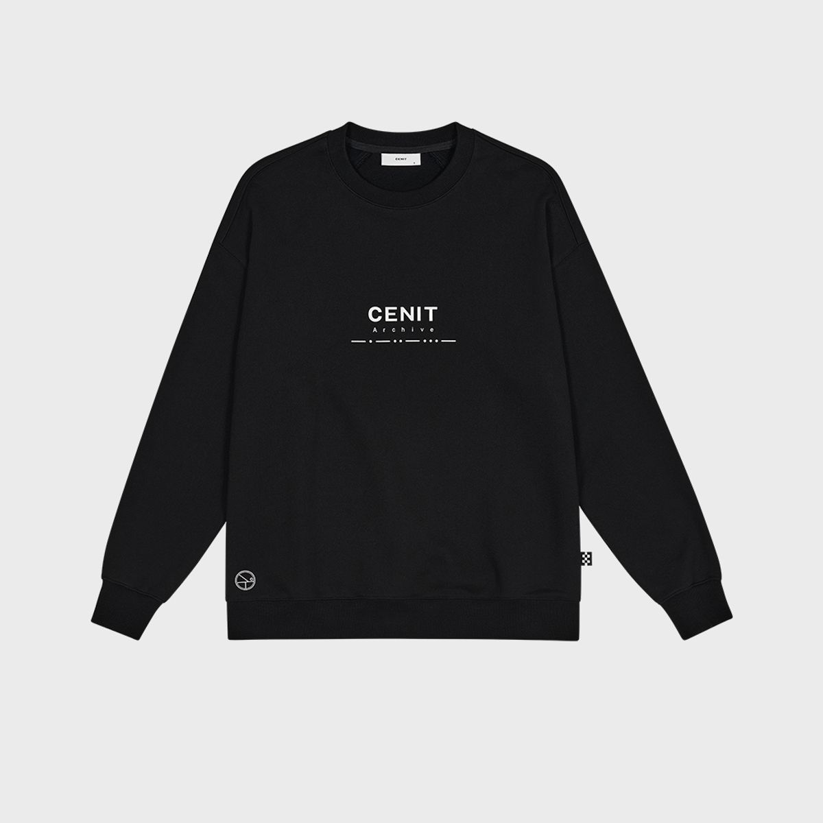 세니트(CENIT) 베이직 스웨트 셔츠 블랙