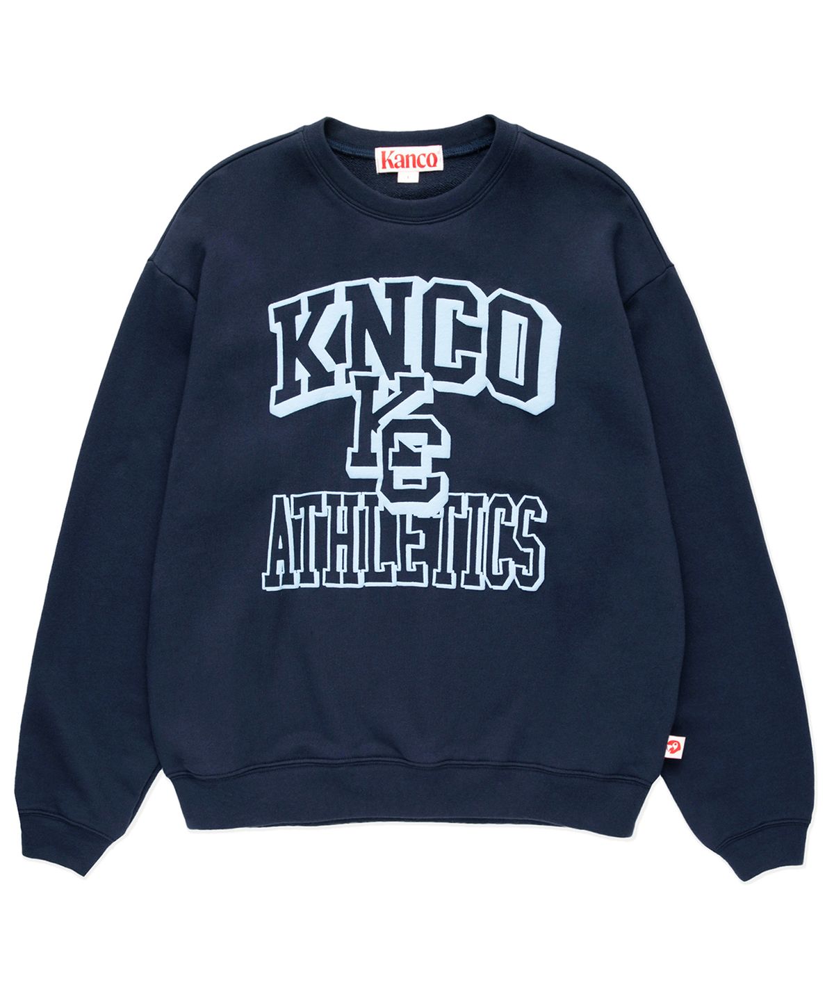 칸코(KANCO) KANCO KNCO COLLEGE SWEATSHIRT dark navy - 사이즈 & 후기 | 무신사