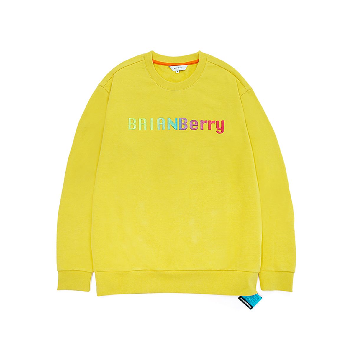 브라이언베리(BRIAN BERRY) BERRY BASIC SET-UP T-SHIRTS_L/YELLOW