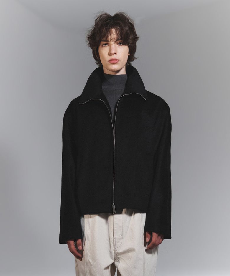 Essential Classic Wool Jacket (BLACK)