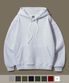 오리지널무지[기모] 루즈핏 후드 화이트오트밀 OGHD1934