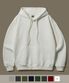 오리지널무지[기모] 루즈핏 후드 크림 OGHD1934