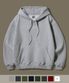 오리지널무지[기모] 루즈핏 후드 그레이 OGHD1934