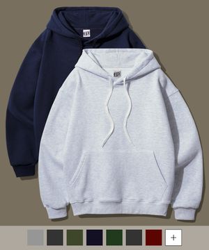 [2PACK] 오리지널무지[기모] 루즈핏 후드 14종 2pack OGHD1934