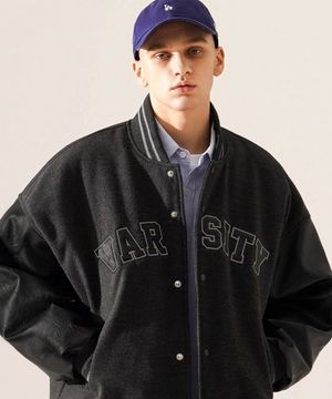 바시티크루 자켓 딥그레이 STOT3400