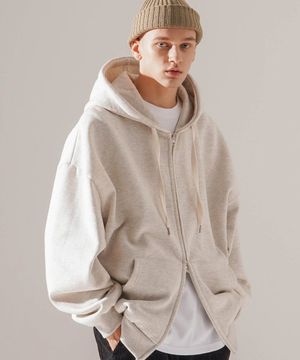 빅토리벌룬 집업 오트밀 TWHD3412