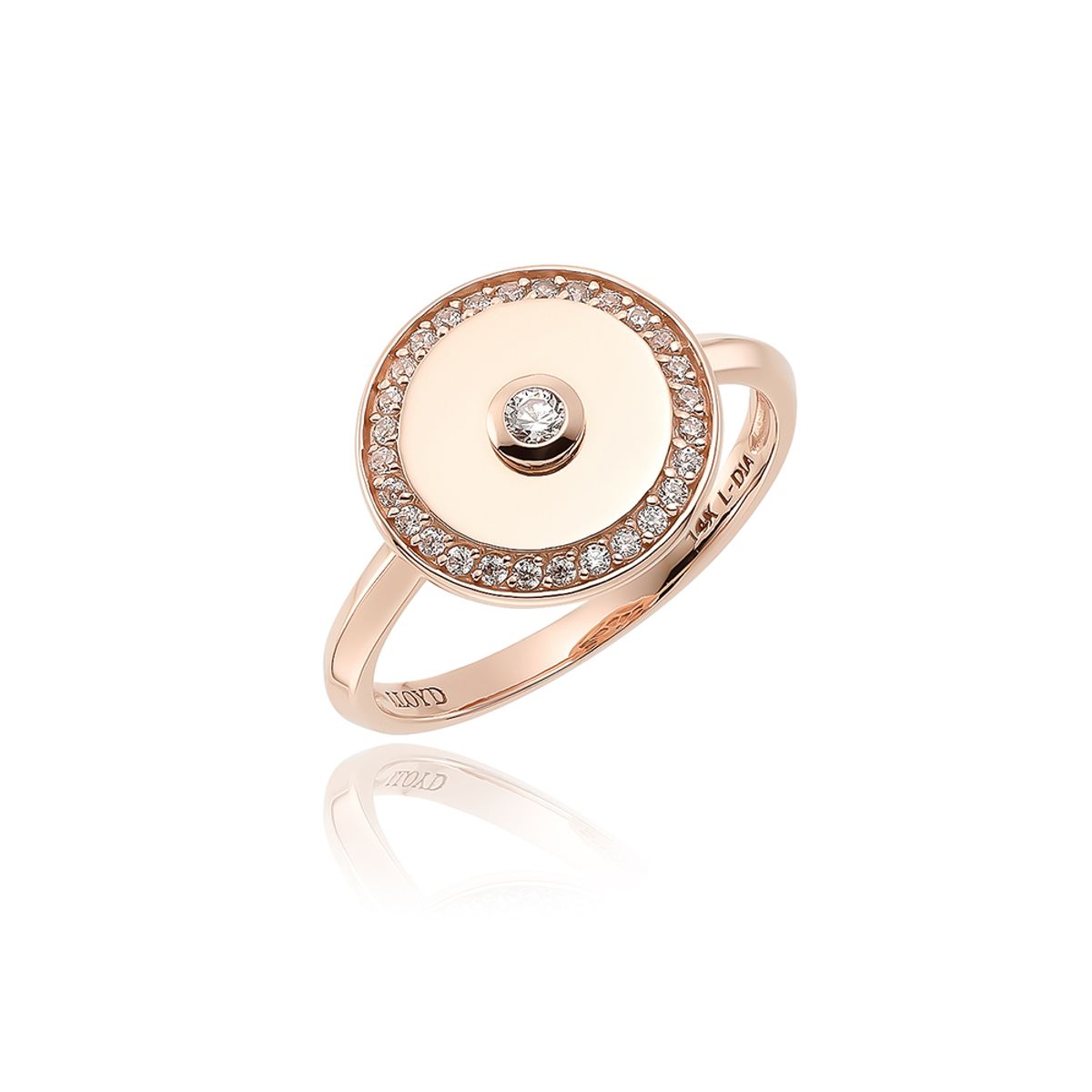 로이드(LLOYD) 다이애나 코인 14K Gold 반지 LRF21172D