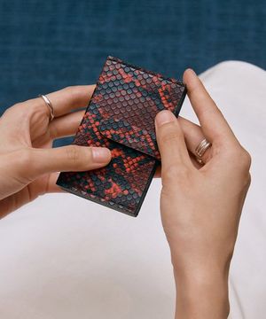 ACCORDION CARD WALLET(CHERRY)