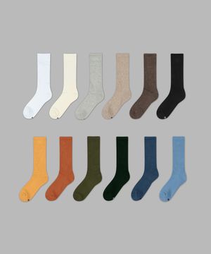 [4PACK] 1507 유니섹스 컬러 애슬레틱 삭스 - 컬러선택형