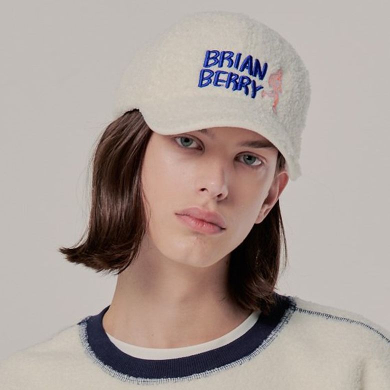 BERRYMAN FLEECE CAP_O/WHITE