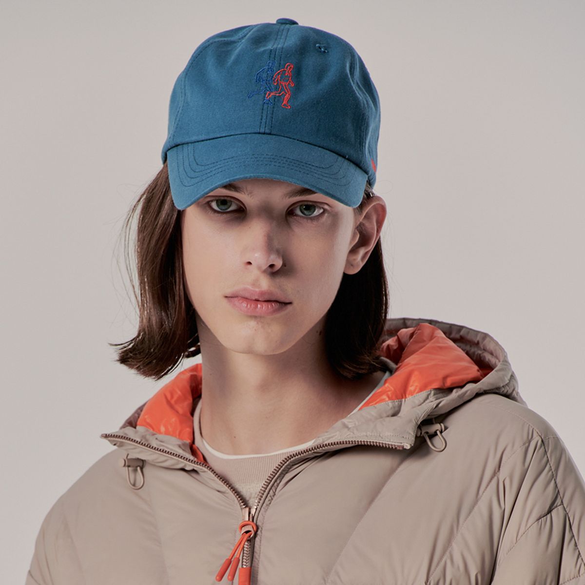 브라이언베리(BRIAN BERRY) TWIN WAPPEN CAP_TURQUOISE
