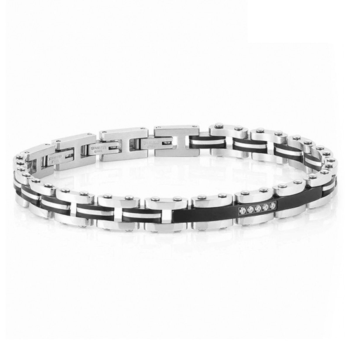 노미네이션(NOMINATION) 팔찌 스트롱 STRONG Men bracelet 큐빅 (Mixed 2) 028301/004