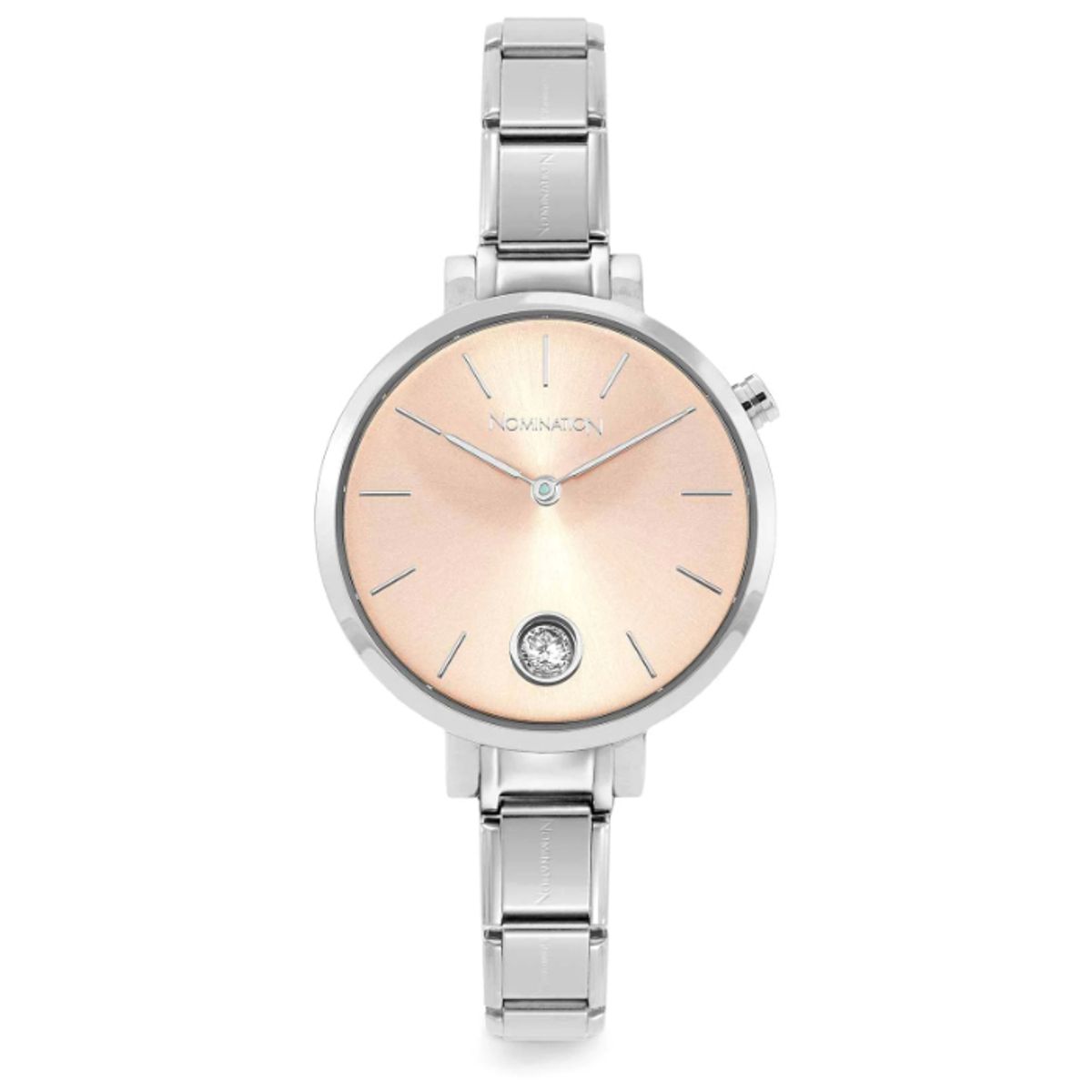 노미네이션(NOMINATION) 시계 파리 클래식 큐빅 레이디 (Sunray Pink) 076033/027