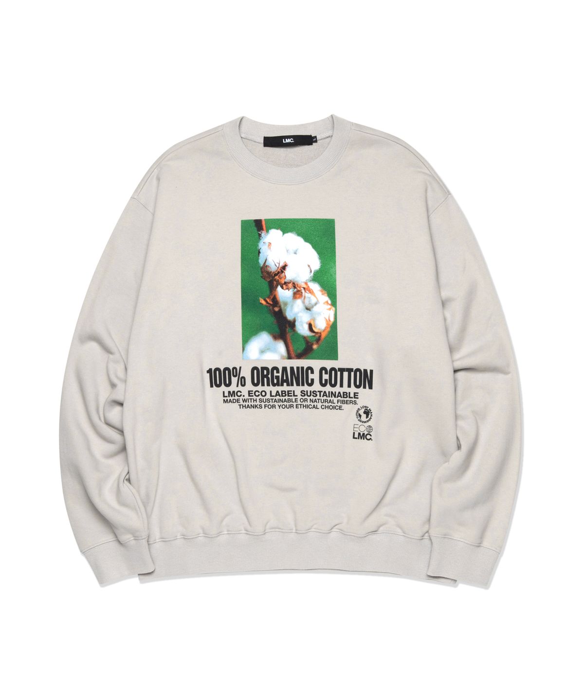 엘엠씨(LMC) LMC 100PCT ORGANIC SWEATSHIRT sand