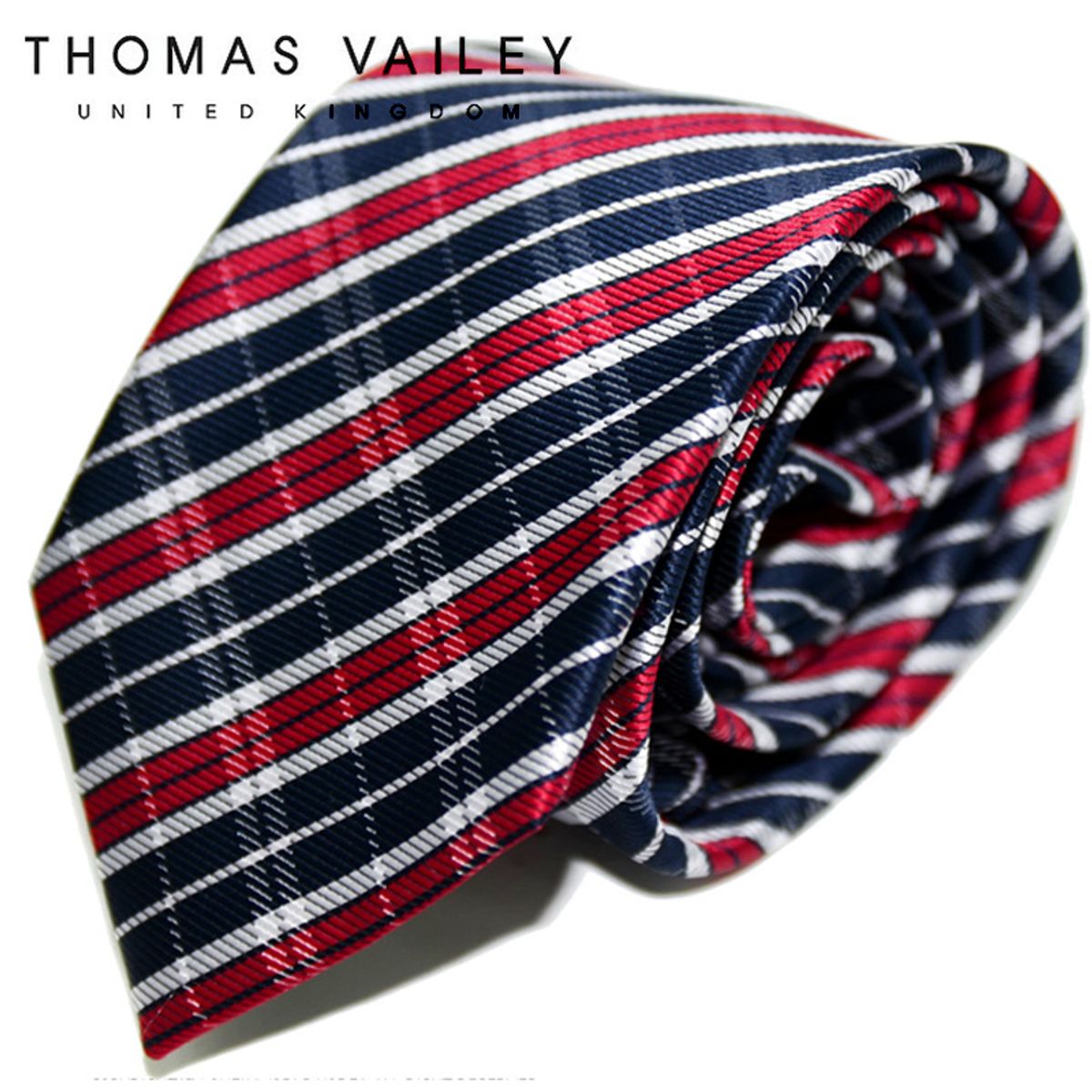 토마스 베일리(THOMAS VAILEY) 패션넥타이-케임브리지 레드 8cm