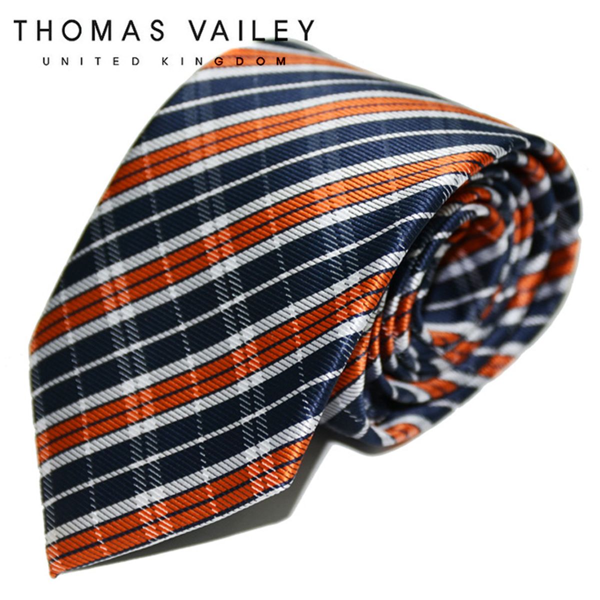 토마스 베일리(THOMAS VAILEY) 패션넥타이-케임브리지 오렌지 8cm