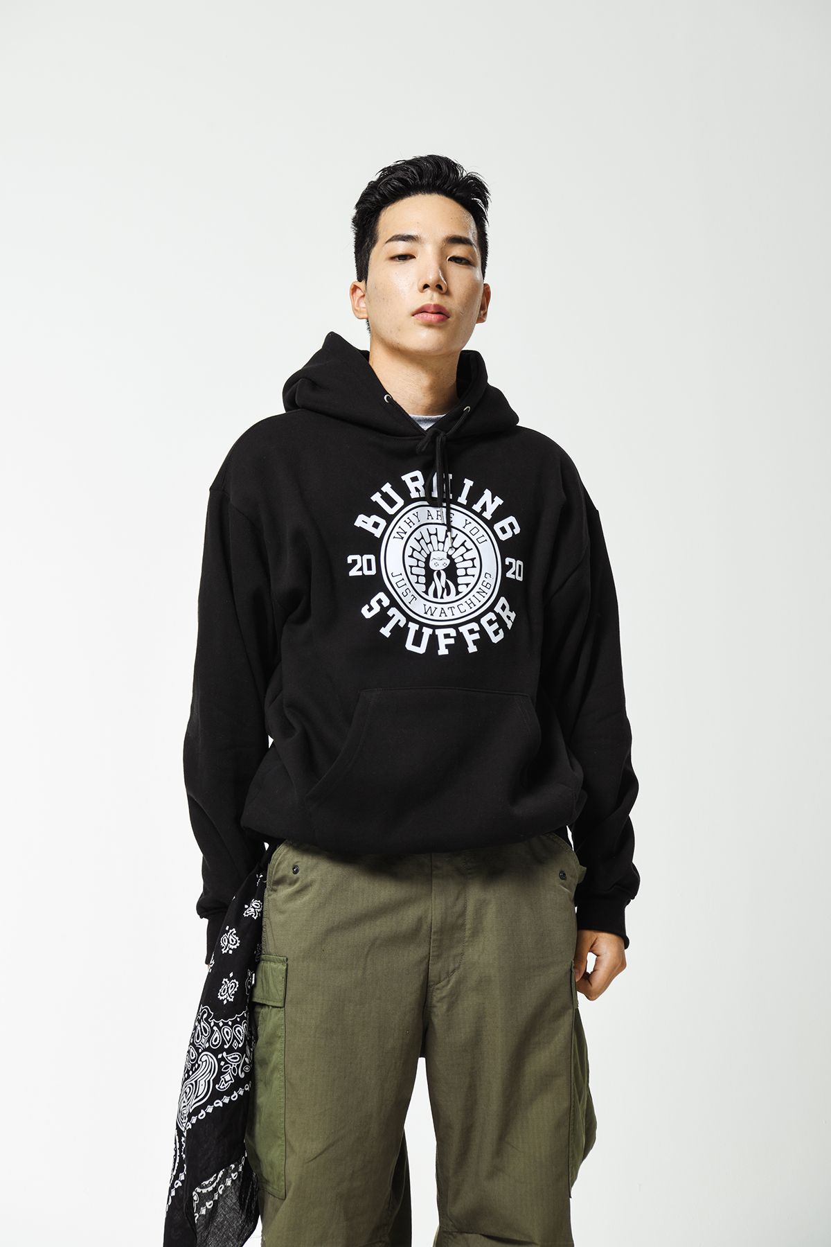 스터퍼(STUFFER) Burning  HOODIE