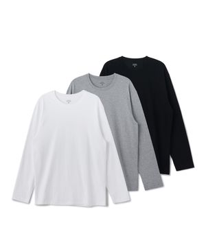 베이식 긴소매 티셔츠 2팩