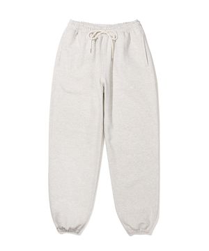 소프트 코튼 플리스 조거 팬츠_오트밀