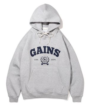 로럴골든 후드티_멜란지그레이