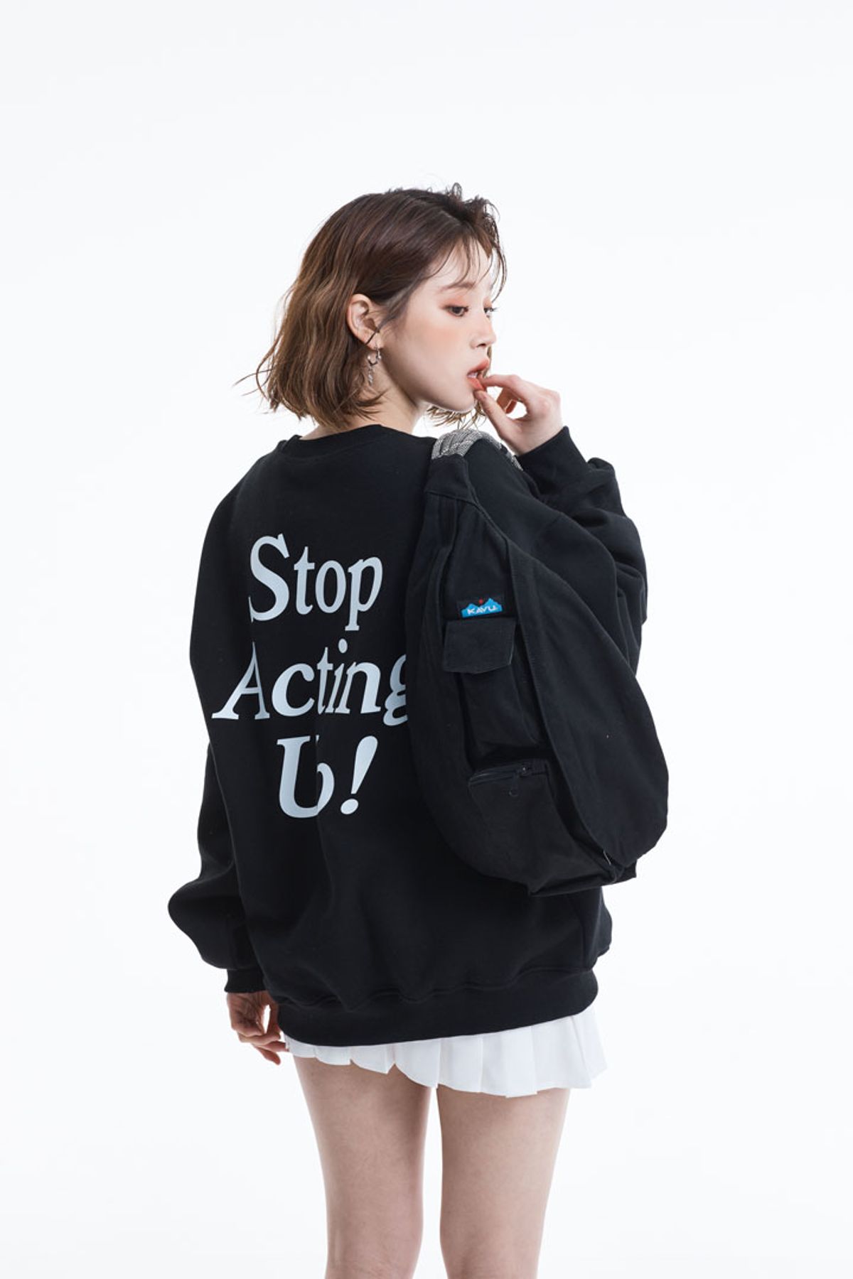 스터퍼(STUFFER) Stop acting up Sweatshirt