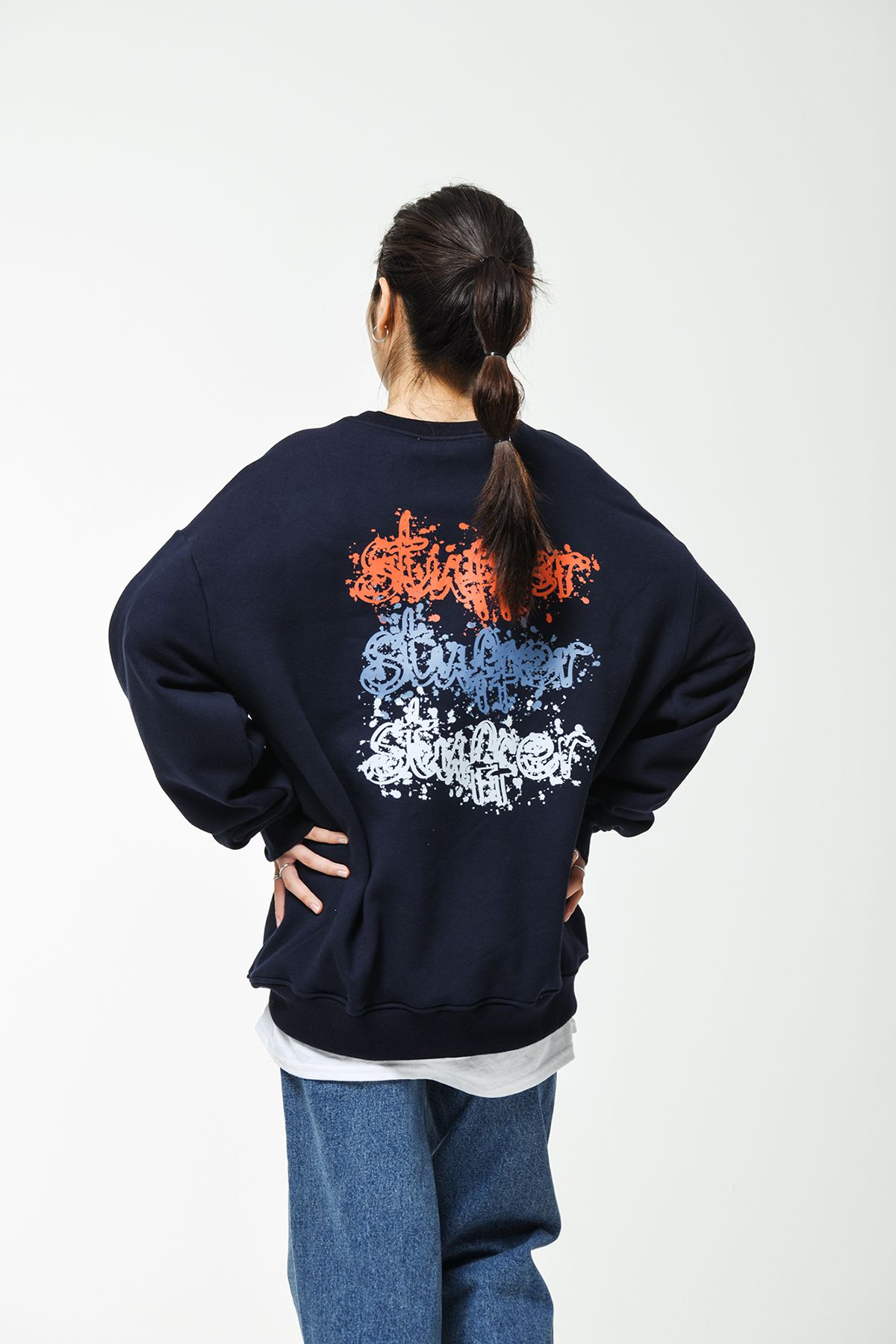 스터퍼(STUFFER) Stuffer ink logo Sweatshirts