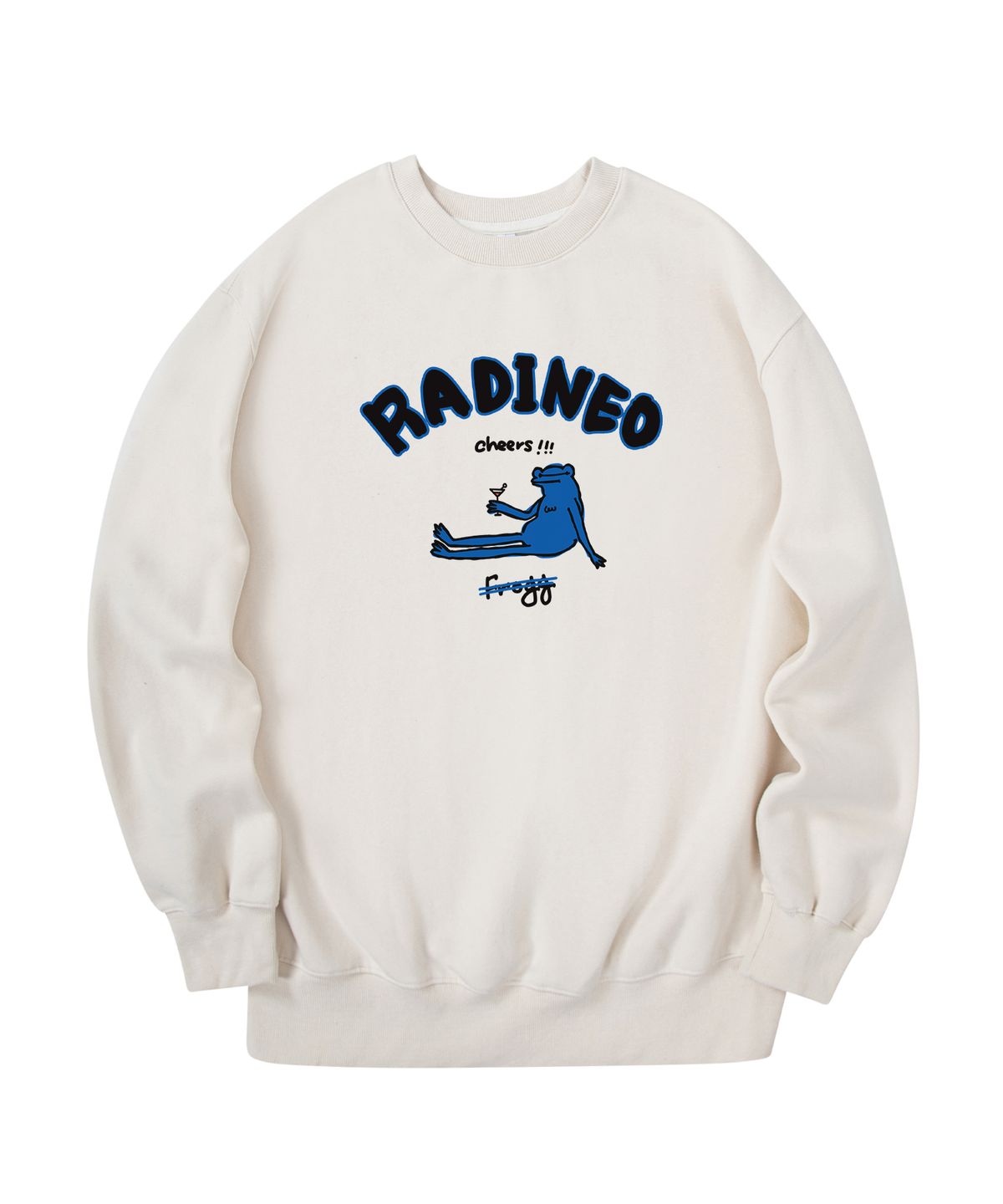 라디네오(RADINEO) 치얼스 맨투맨 크림