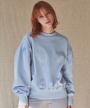 PUFF SWEATSHIRT_SKY BLUE MS007