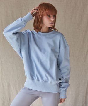 PATCH LOGO SWEATSHIRT_SKY BLUE MS005