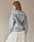 BACK LOGO SWEATSHIRT_MELANGE GRAY MS001