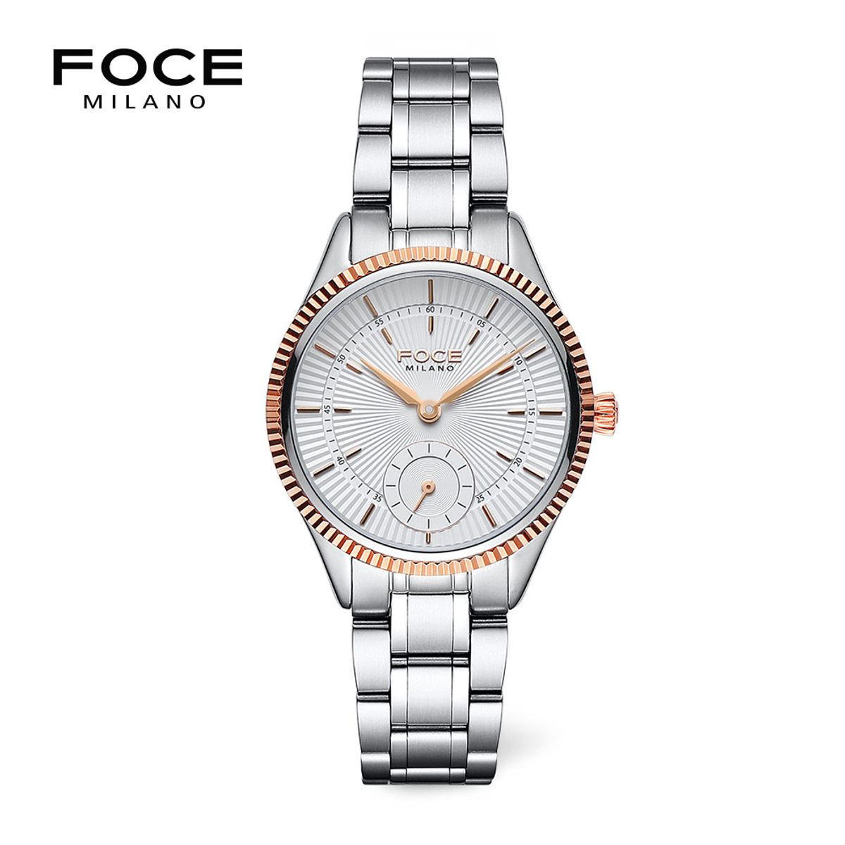 포체(FOCE) 30mm 여성 스몰세컨드 메탈시계 FM2117LM-WRG