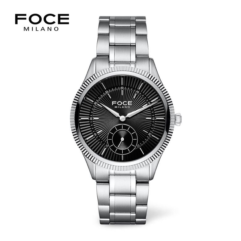 40mm 남성 스몰세컨드 메탈시계 FM2117GM-BK