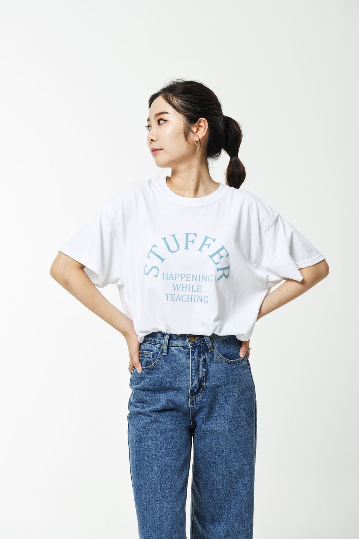 스터퍼(STUFFER) Stuffer college logo T-shirts