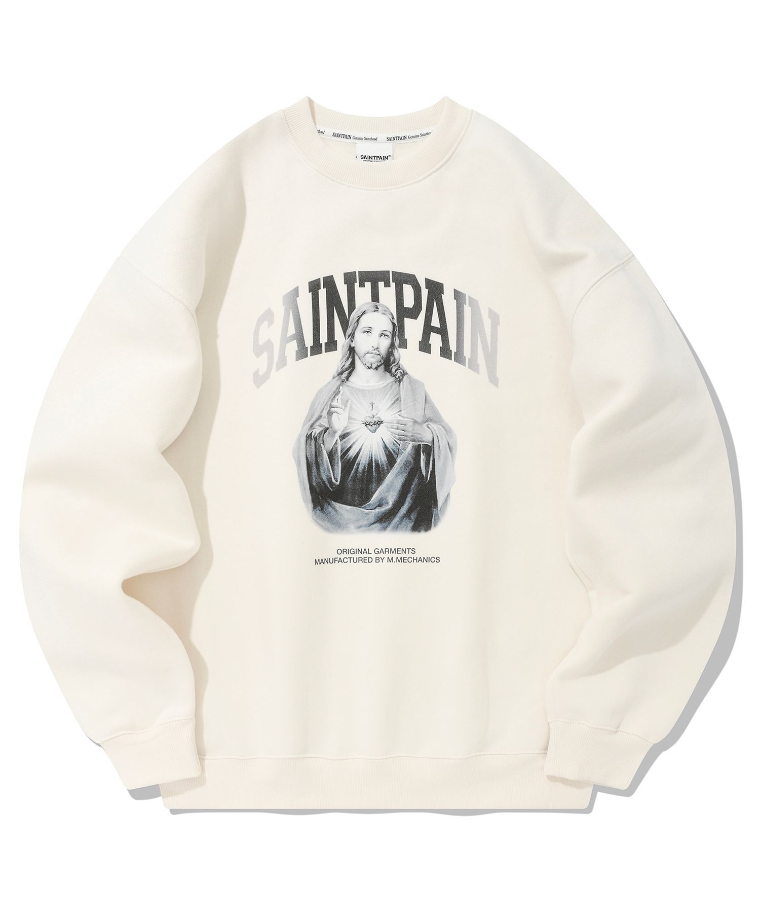 ★送料・関税込★SAINTPAIN★SP PRAY HANDS CREWNECK★ Item Saintpain SP PRAY HANDS CREWNECK-CHARCOAL | GVG