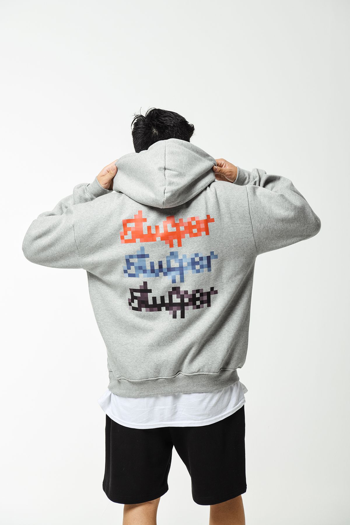스터퍼(STUFFER) mosaic logo Hoodie