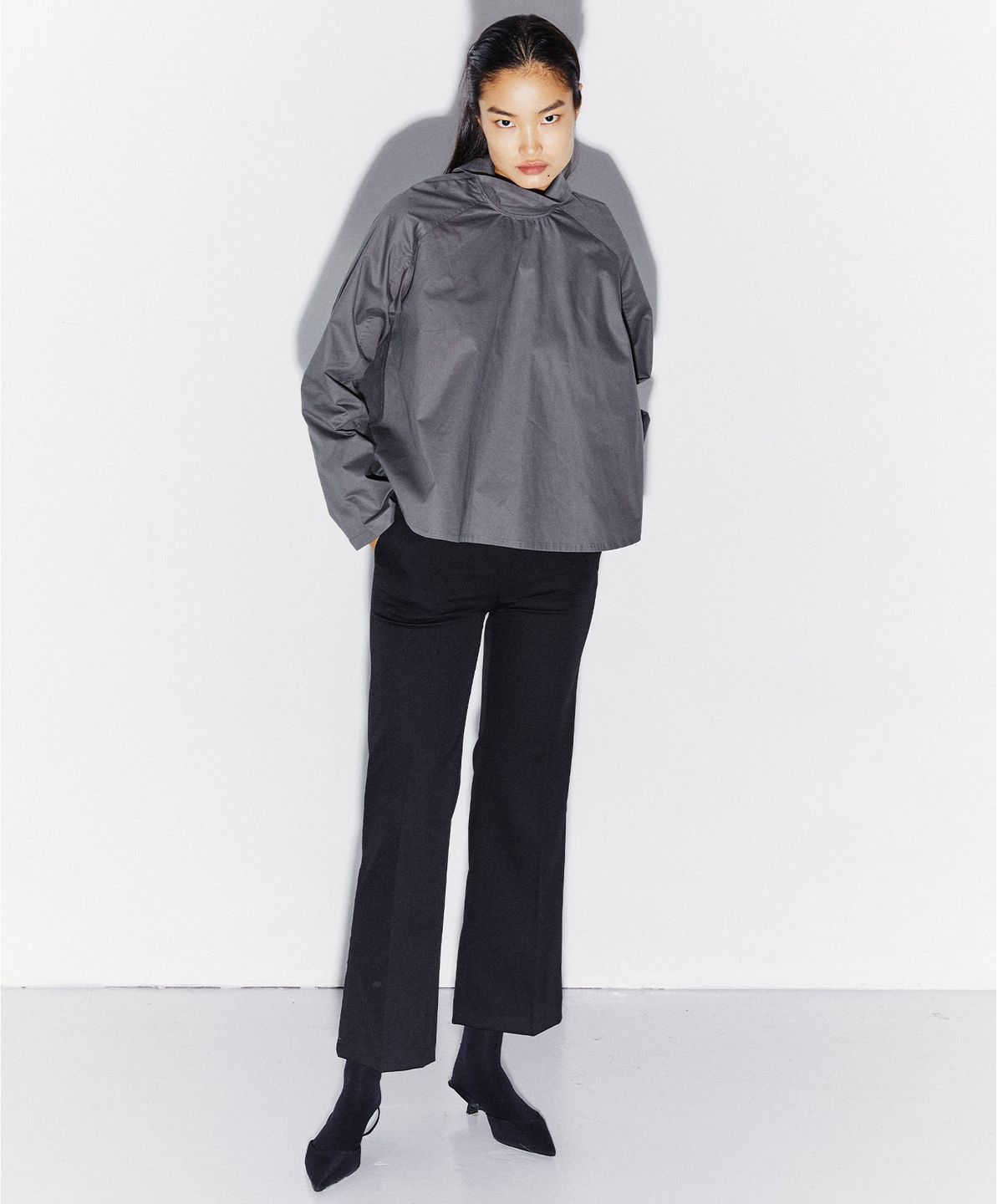 킴도(KIMDOH) TAILORED BOOT CUT PANTS BLACK